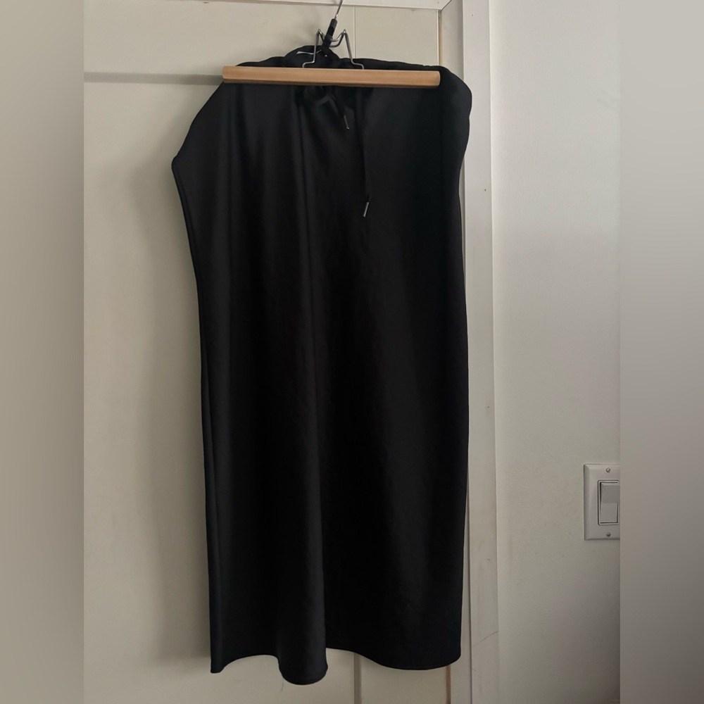 T by Alexander Wang satin skirt